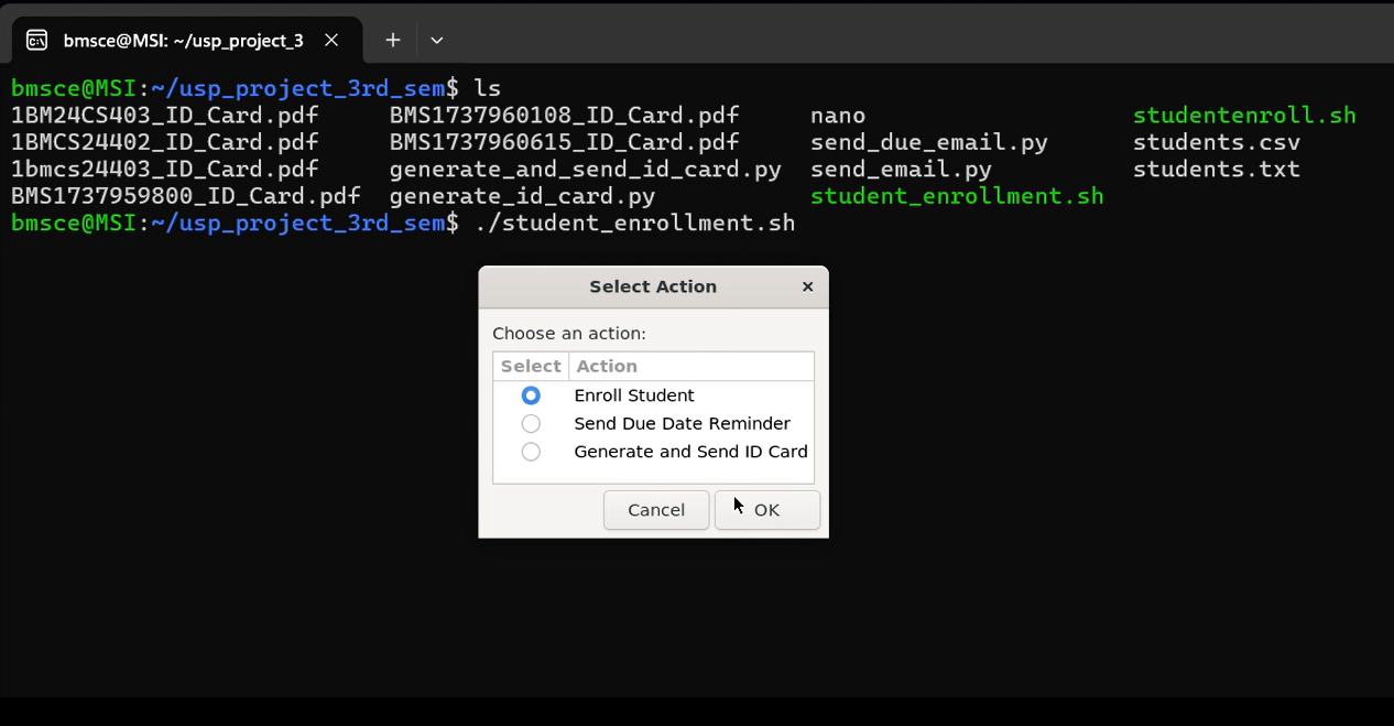 Student Enrollment System